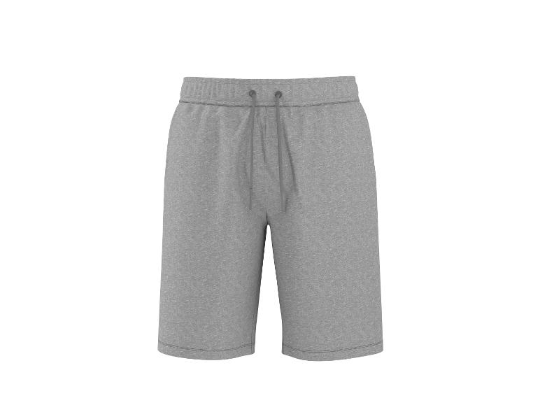Grijze joggingbroek shorts met trekkoord in de taille.