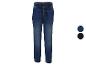 Jongensjeans jogger in blauw, met elastische tailleband en trekkoord.
