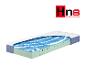 Hn8 Schlafsysteme matras met doorsnede die de comfort- en ondersteuningslagen toont.