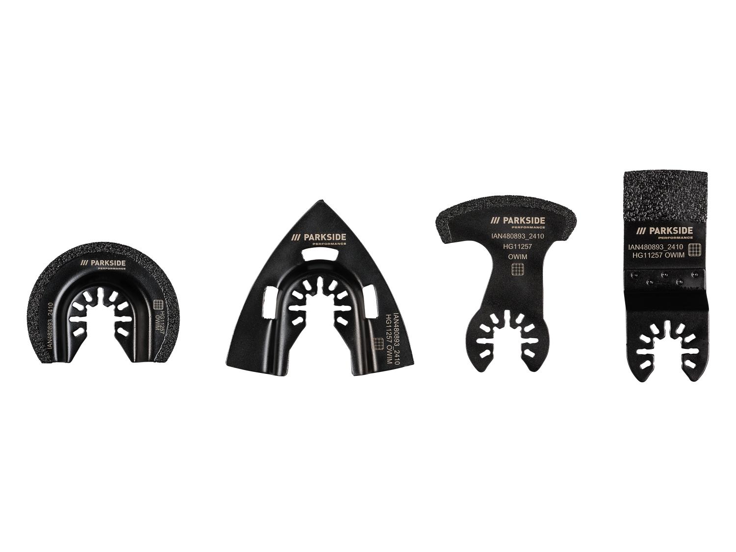 multitool accessoireset voor hout / metaal - 4-delig multitool accessoireset voor hout / metaal - 4-delig