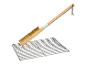 Barbecue reinigingsborstel met lange steel en rooster