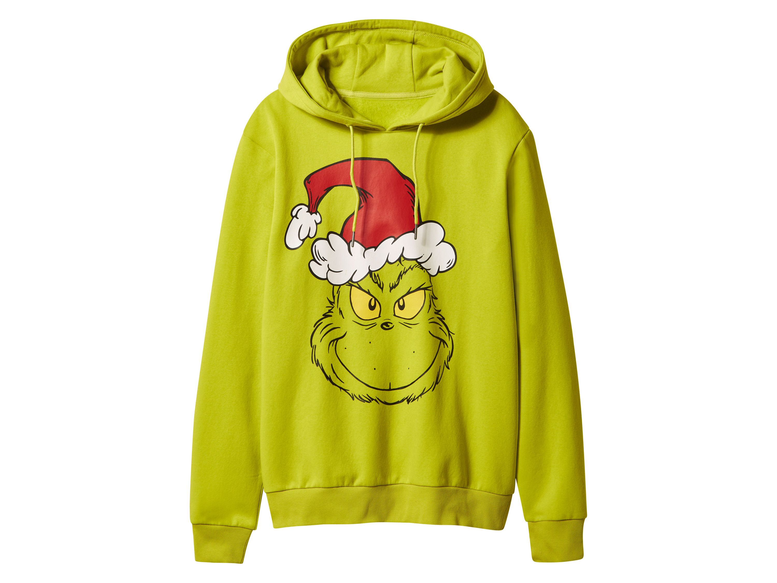 Heren kersthoodie The Grinch (Groen, S)