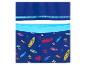 Kinder zwembroek: donkerblauwe zwemshort met surfprint.