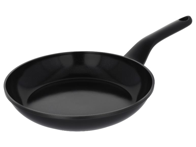 Zwarte antiaanbakpan met handvat