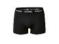 Zwarte herenboxershort met een witte elastische tailleband met het woord 'PARKSIDE'