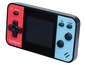 Een rood-blauwe handzame gameconsole van Lexibook.