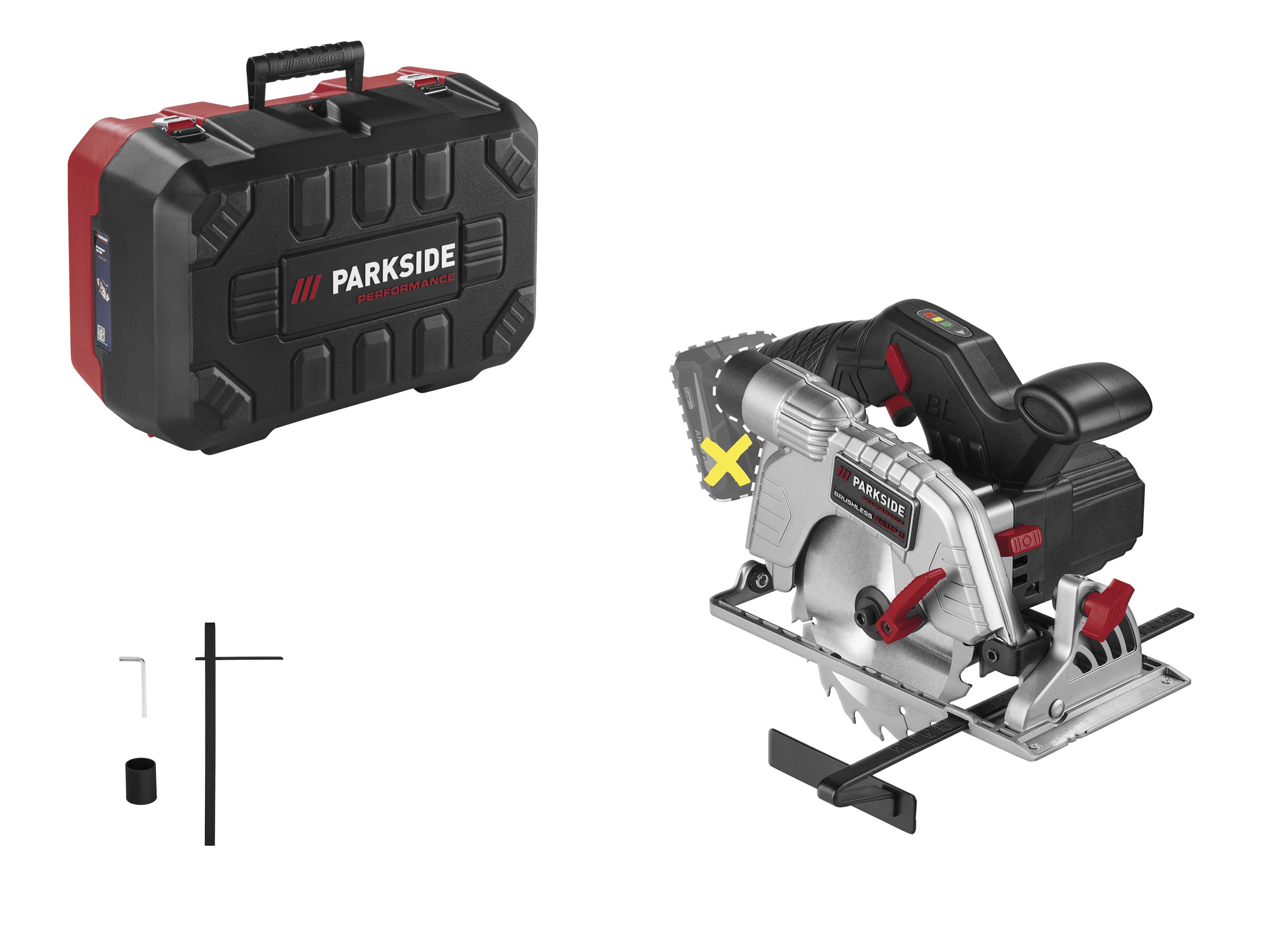 PARKSIDE PERFORMANCE Accu-handcirkelzaag 12 V, 140 mm, zonder accu en lader