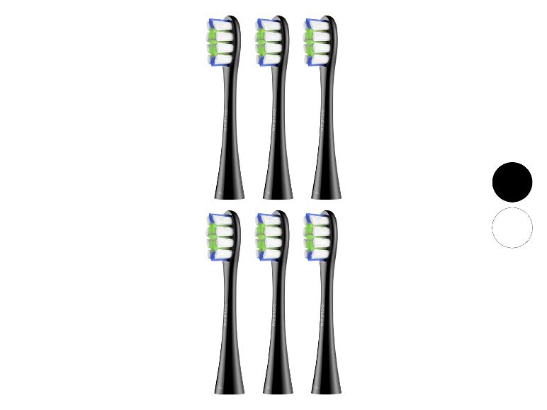 Zes Oclean elektrische tandenborstelkoppen.