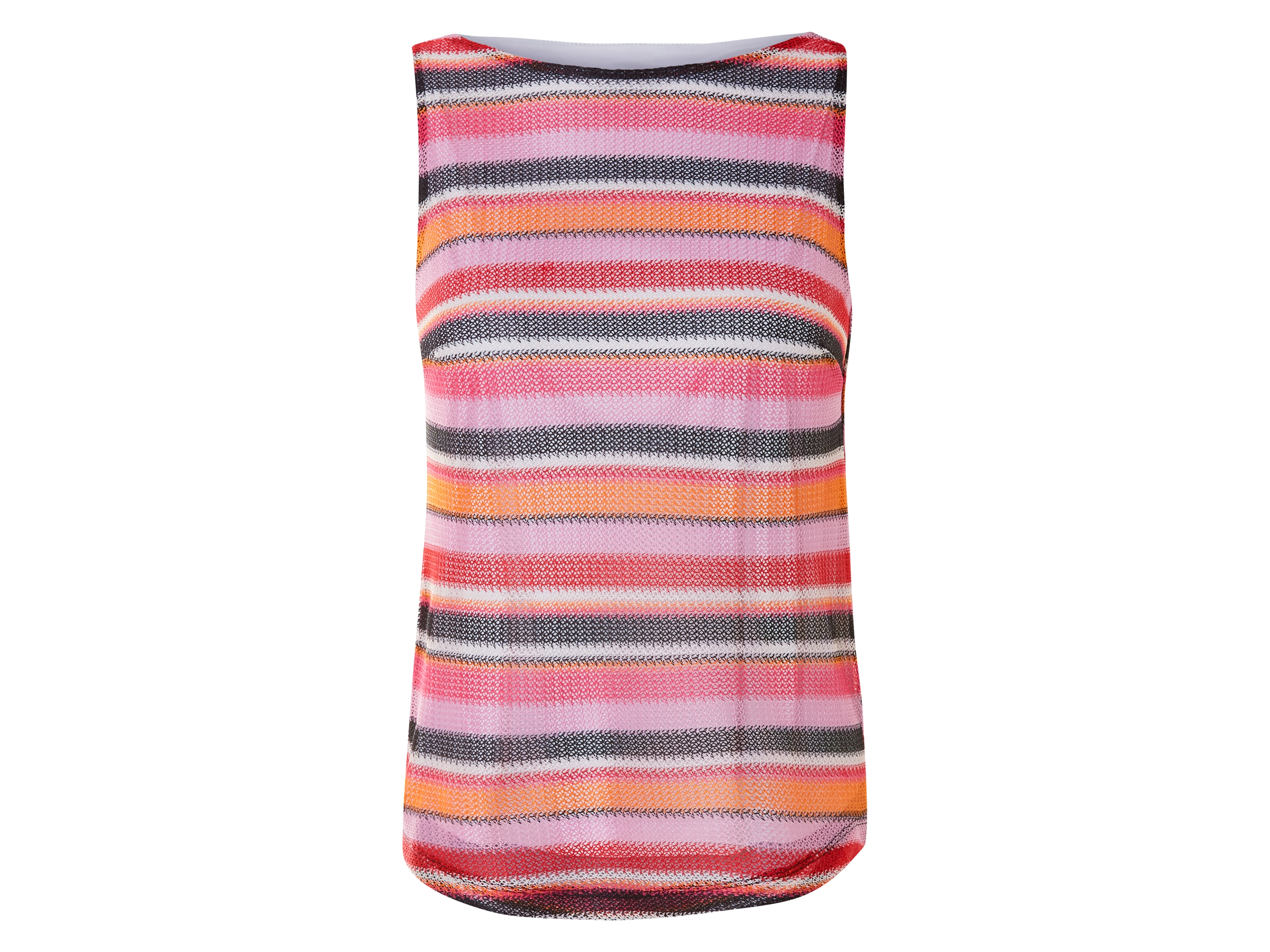 esmara Gebreide dames top (rood/roze/oranje, 34)