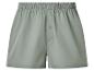 Lichtgroene boxershort met elastische tailleband en knoop