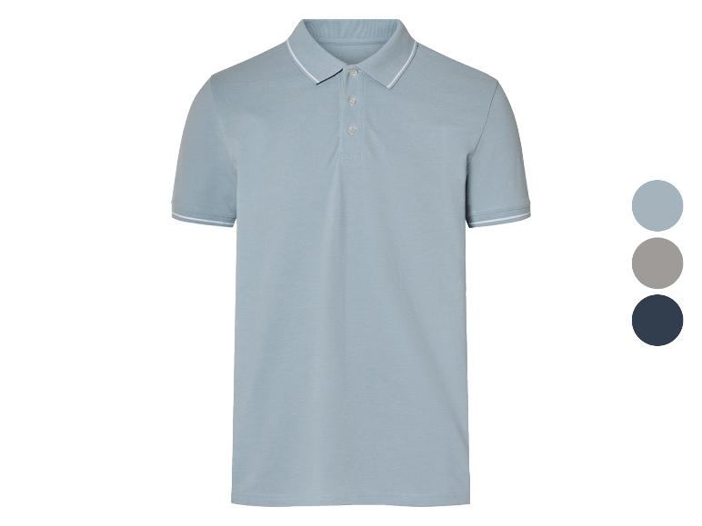 Poloshirt in drie kleuren.