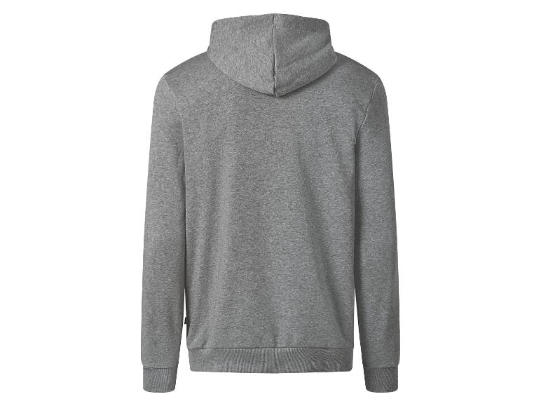 Unisex grijze hoodie.