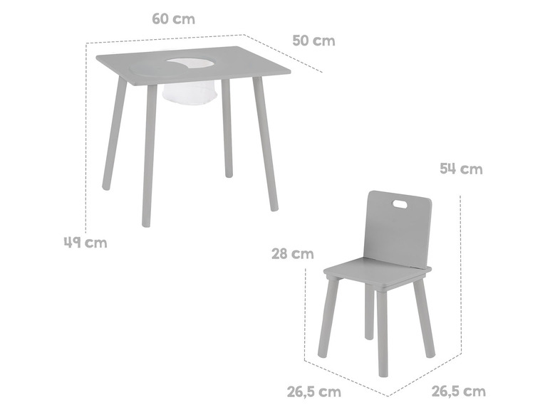Ga naar volledige schermweergave: roba Houten kindertafel met 2 stoeltjes - afbeelding 8