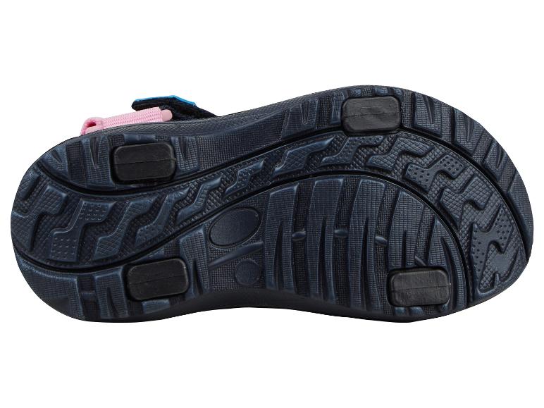 Zolen van kindersandalen, onderaanzicht.