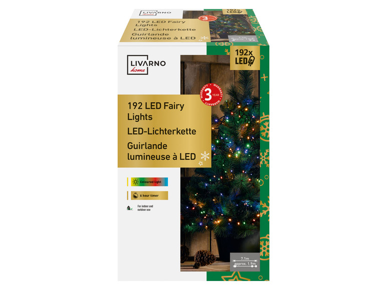 Ga naar volledige schermweergave: LIVARNO home LED-lichtketting 192 LED's - afbeelding 14
