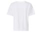 Wit T-shirt met korte mouwen, achterkant