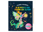 Krabbel-krasboek met feeën en elfen, inclusief houten kraspen.
