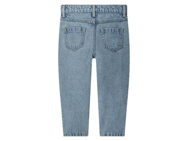 Lichtblauwe denim jeans voor kinderen, achteraanzicht