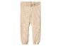 Beige gebreide babybroek
