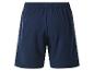 Donkerblauwe heren sportshorts met elastische tailleband