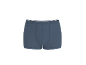 Blauwe herenboxershort met gestreepte elastische tailleband.