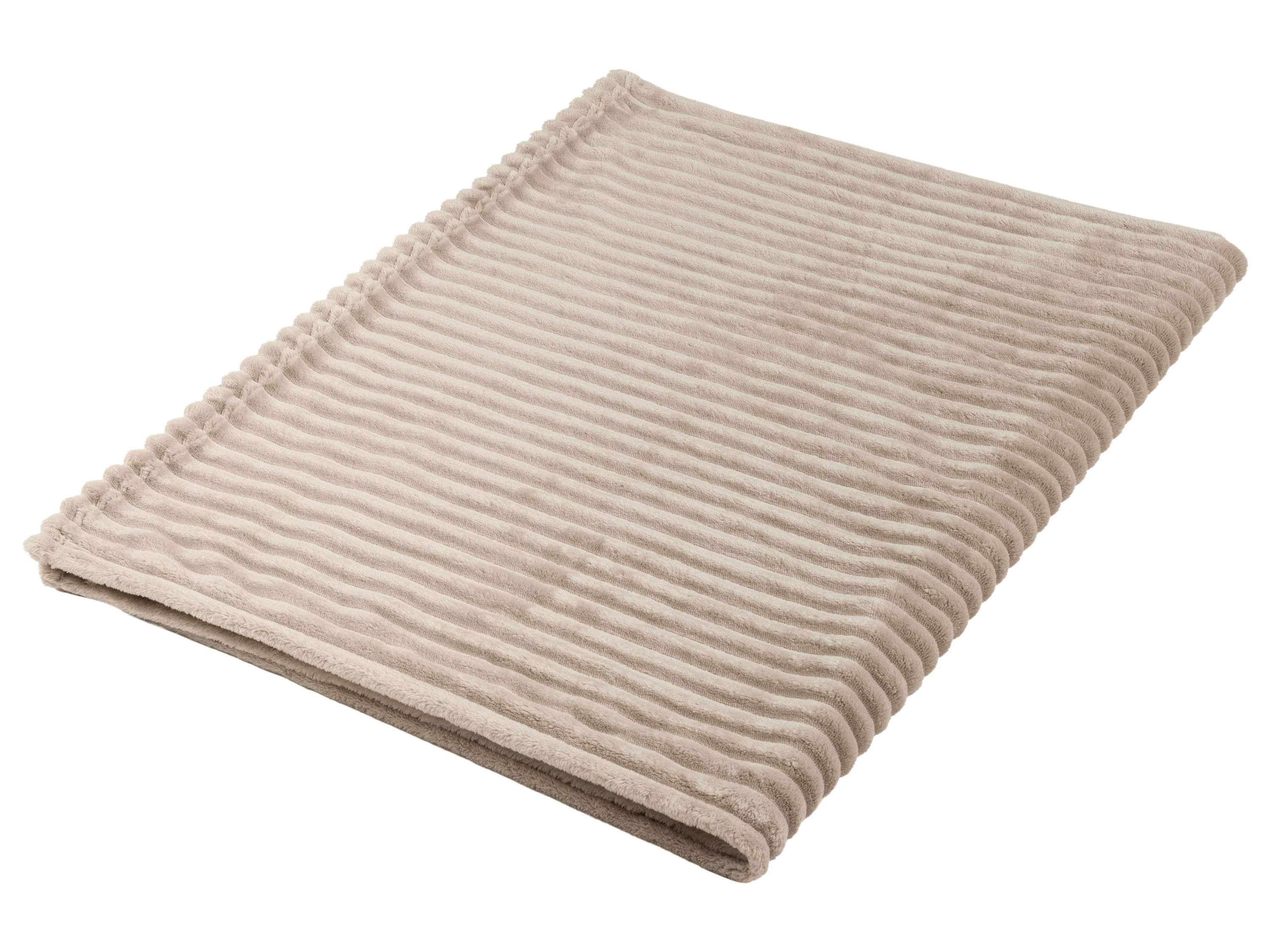 LIVARNO Plaid, 130 x 170 cm (Beige)
