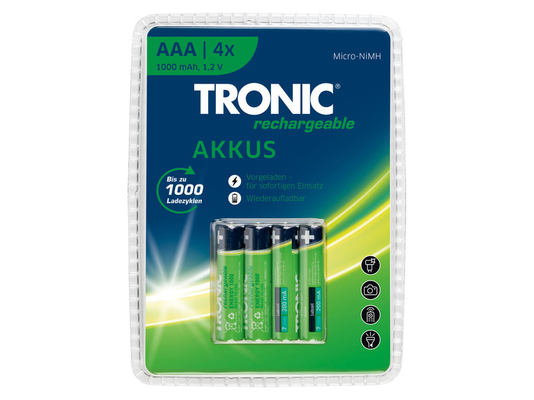 Ga naar volledige schermweergave: TRONIC® Oplaadbare batterijen - afbeelding 2
