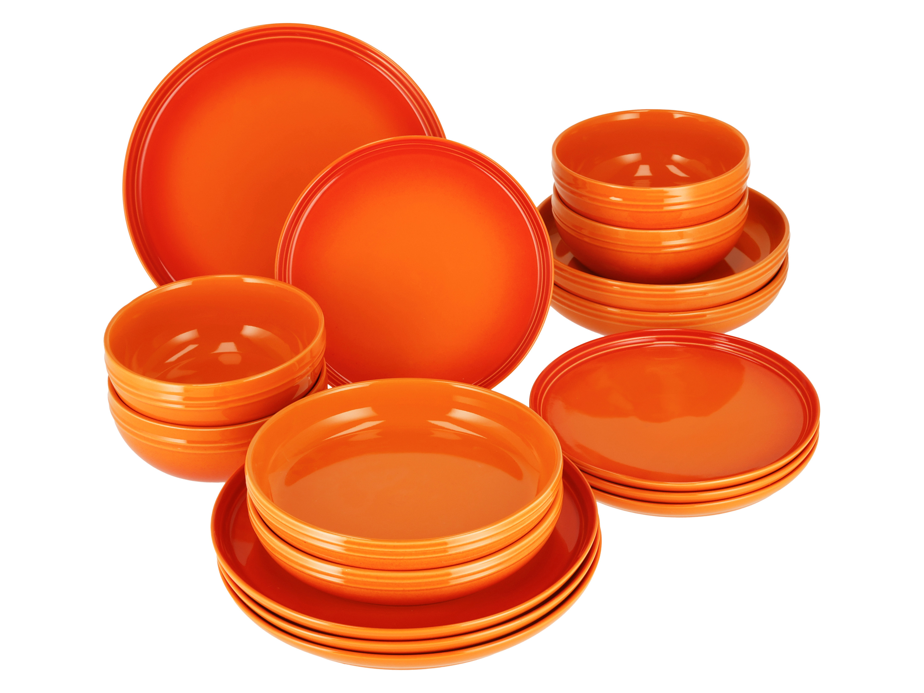 SILVERCREST Serviesset, 16-delig (oranje)