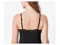 Zwarte camisole met kant: elegante lingerie.