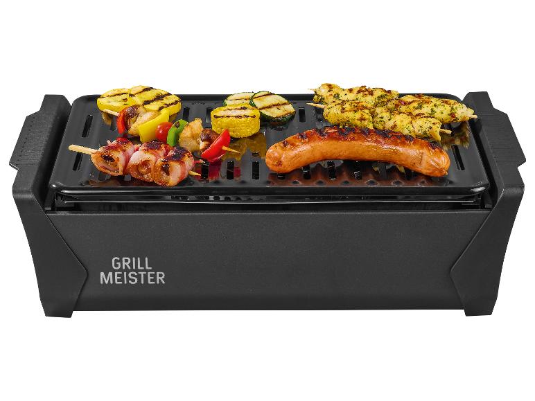 Grill Meister: worstjes, kipsate en gegrilde groenten.