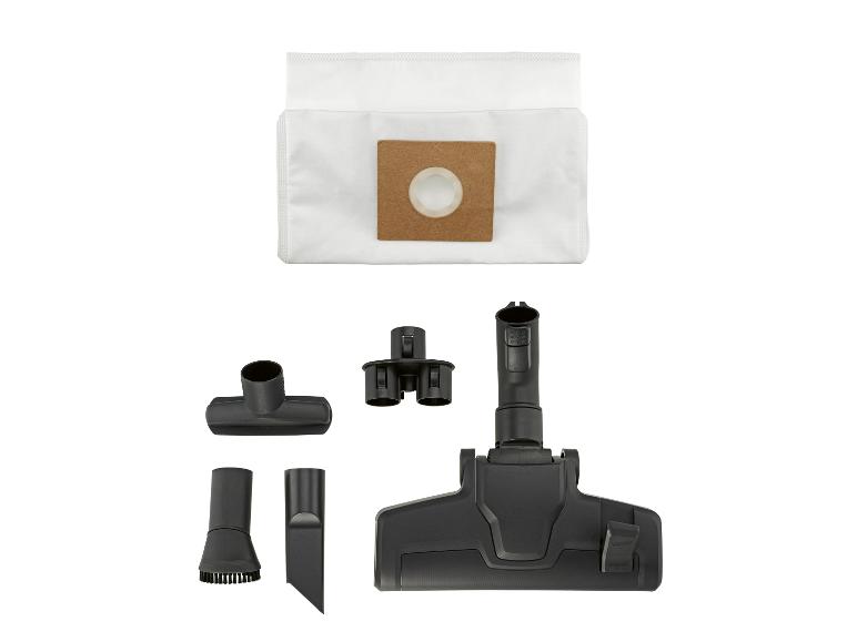 Stofzuigerzak en schoonmaakaccessoires.