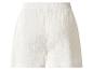 Witte dames shorts met elastische tailleband en gekreukelde textuur