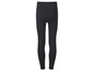 Zwarte leggings voor fitness, geschikt voor sporten.
