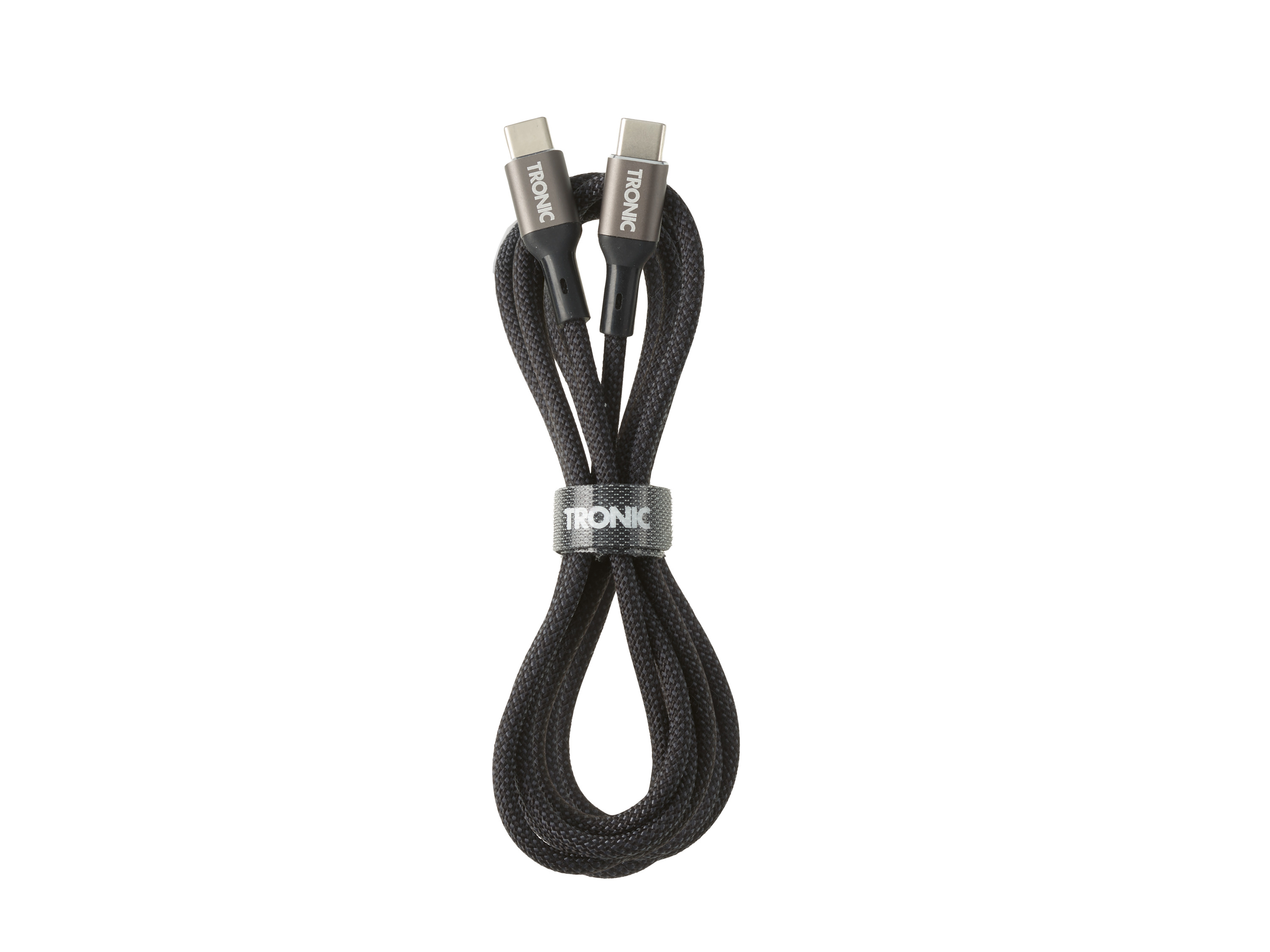 TRONIC Oplaad- en datakabel (USB-C, USB-C, zwart)