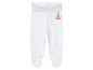 Witte babybroek met ankerprint