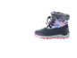 Kinderwinterlaarzen met bloemenpatroon en roze zool