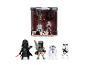 Star Wars gegoten figuren van Boba Fett, Darth Vader, R2-D2 en een Stormtrooper.