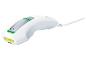 Witte IPL-epilator met groene lichtindicatoren en snoer.