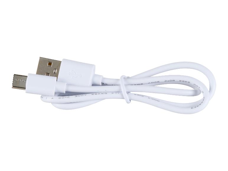 Witte micro-USB naar USB kabel.