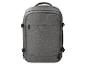 Esmara grijze reisrugzak met meerdere vakken en compressiebanden