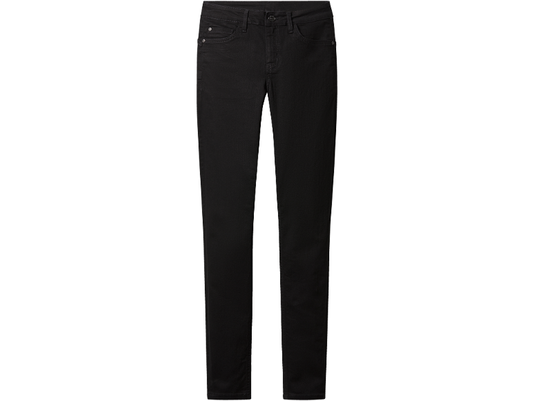 Zwarte slim-fit jeans met voorzakken en knoopsluiting.