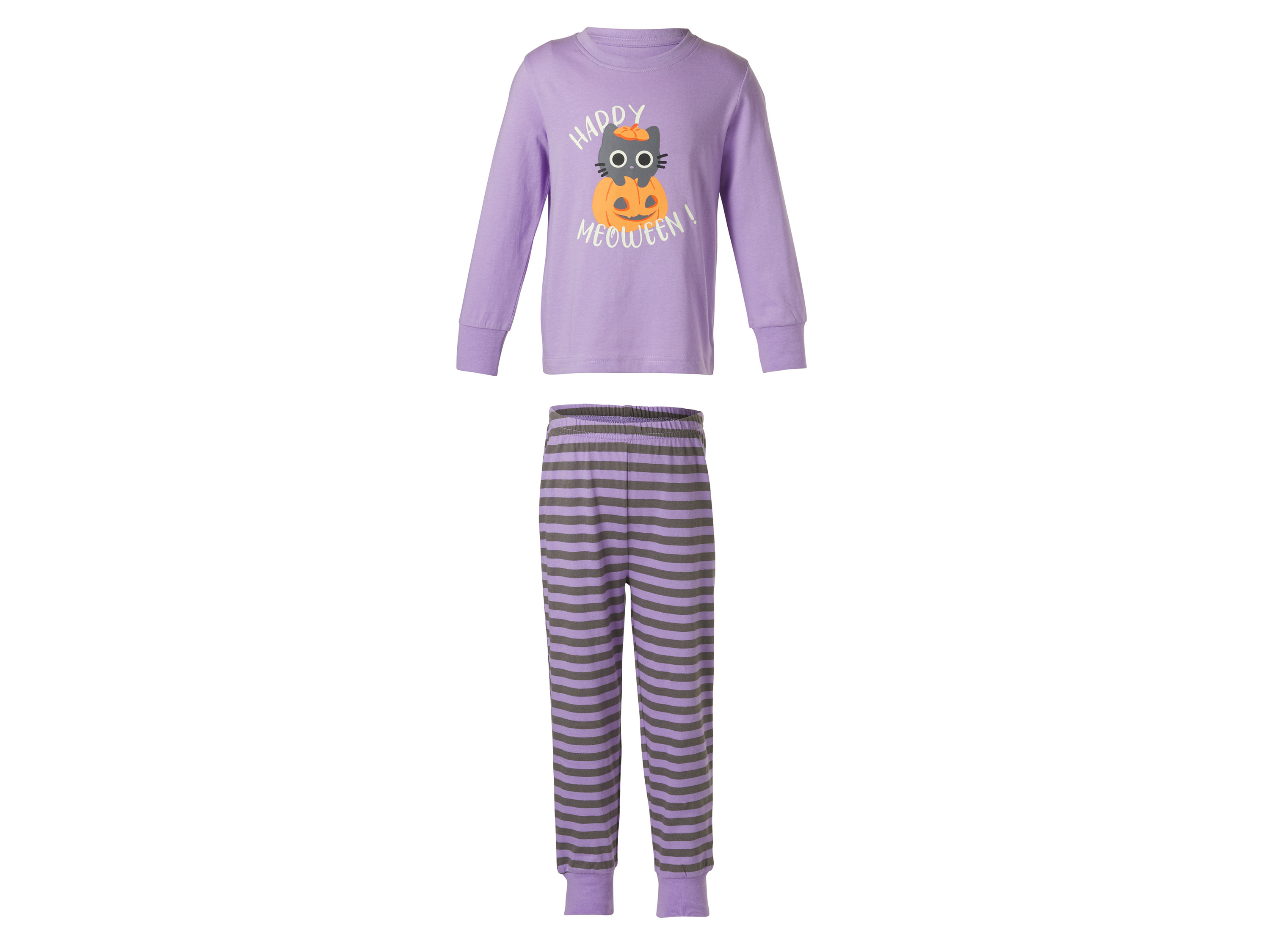 Kinder pyjama, Halloween (110/116, Lila)