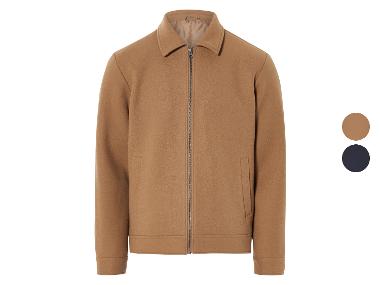 LIVERGY® Heren jas wollen look