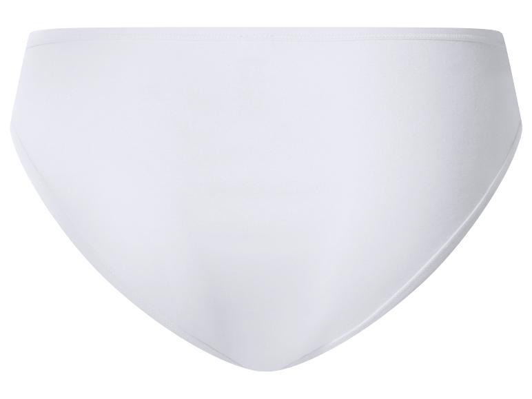 Witte katoenen damesonderbroek, vooraanzicht