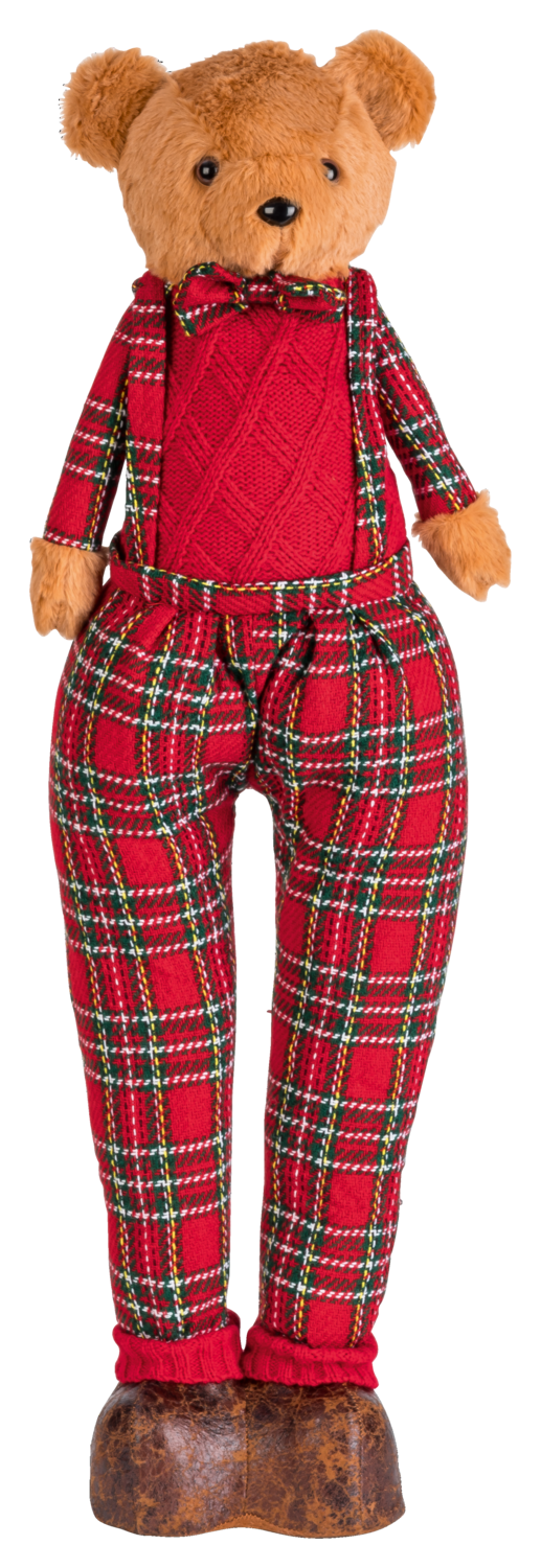 LIVARNO Deco-knuffelbeer, met uittrekbare benen. (Broek)