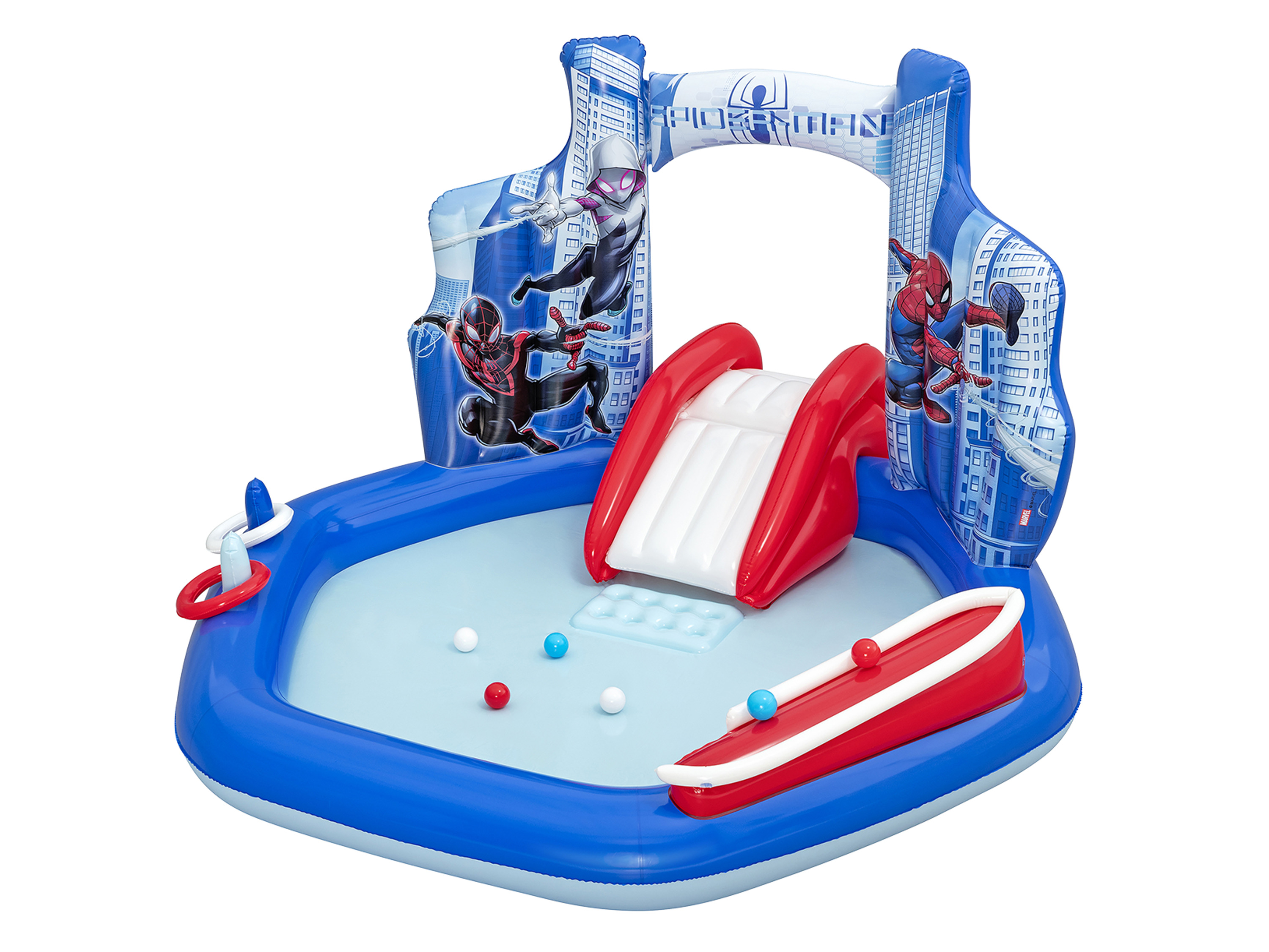 Bestway Opblaasbaar zwembad met glijbaan Disney of Marvel (Spiderman)
