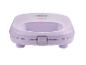 Een paarse sandwichmaker van Silvercrest.