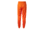Oranje joggingbroek met elastische tailleband.