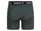 Groene Reebok herenboxershorts met golvend patroon en zwarte logoband