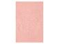 Lichtroze handdoek met badstof textuur.
